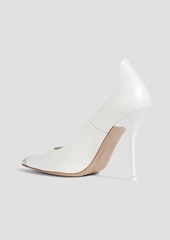 Alexander McQueen - Embellished leather pumps - White - EU 37