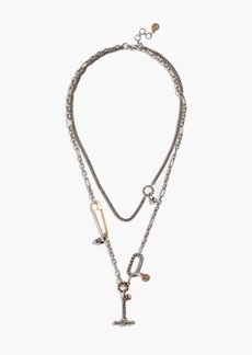 Alexander McQueen - Gold and silver-tone necklace - Metallic - OneSize