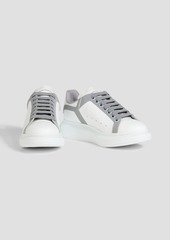 Alexander McQueen - Larry two-tone leather sneakers - Gray - EU 37