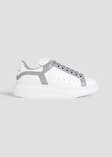 Alexander McQueen - Larry two-tone leather sneakers - Gray - EU 37