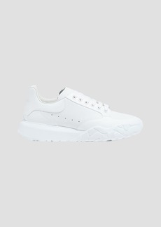 Alexander McQueen - Leather exaggerated-sole sneakers - White - EU 40