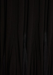 Alexander McQueen - Off-the-shoulder ribbed cotton midi dress - Black - XS