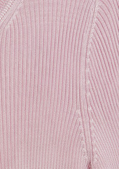 Alexander McQueen - Ribbed-knit sweater - Pink - S