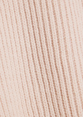 Alexander McQueen - Ribbed wool peplum sweater - Pink - XS
