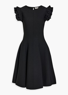 Alexander McQueen - Ruffled stretch-knit dress - Black - L