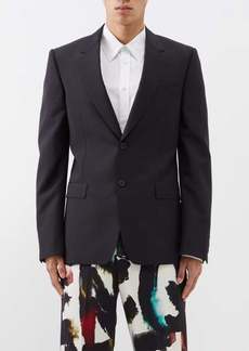 Alexander Mcqueen - Single-breasted Wool-blend Suit Jacket - Mens - Black