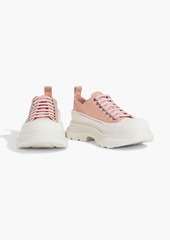 Alexander McQueen - Tread Slick canvas sneakers - Pink - EU 35