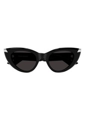 Alexander McQueen 50mm Cat Eye Sunglasses
