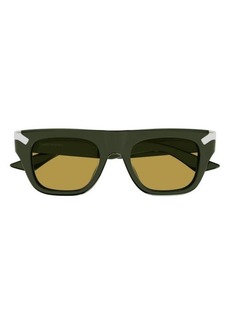 Alexander McQueen 51mm Rectangular Sunglasses