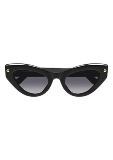 Alexander McQueen 52mm Cat Eye Sunglasses