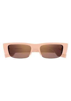Alexander McQueen 54mm Rectangular Sunglasses