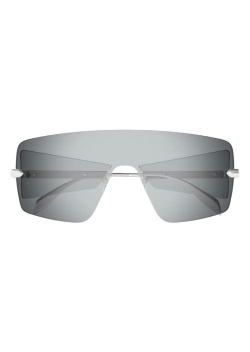 Alexander McQueen 99mm Oversize Mask Sunglasses