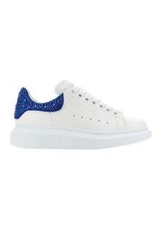 ALEXANDER MCQUEEN and Blue Oversized Sneakers With Rhinestones
