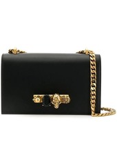 ALEXANDER MCQUEEN And Gold Jewelled Satchel Bag