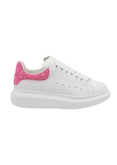 ALEXANDER MCQUEEN and New Pink Oversized Sneakers With Rhinestones