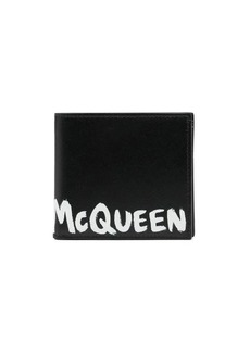 ALEXANDER MCQUEEN And White McQueen Graffiti Wallet