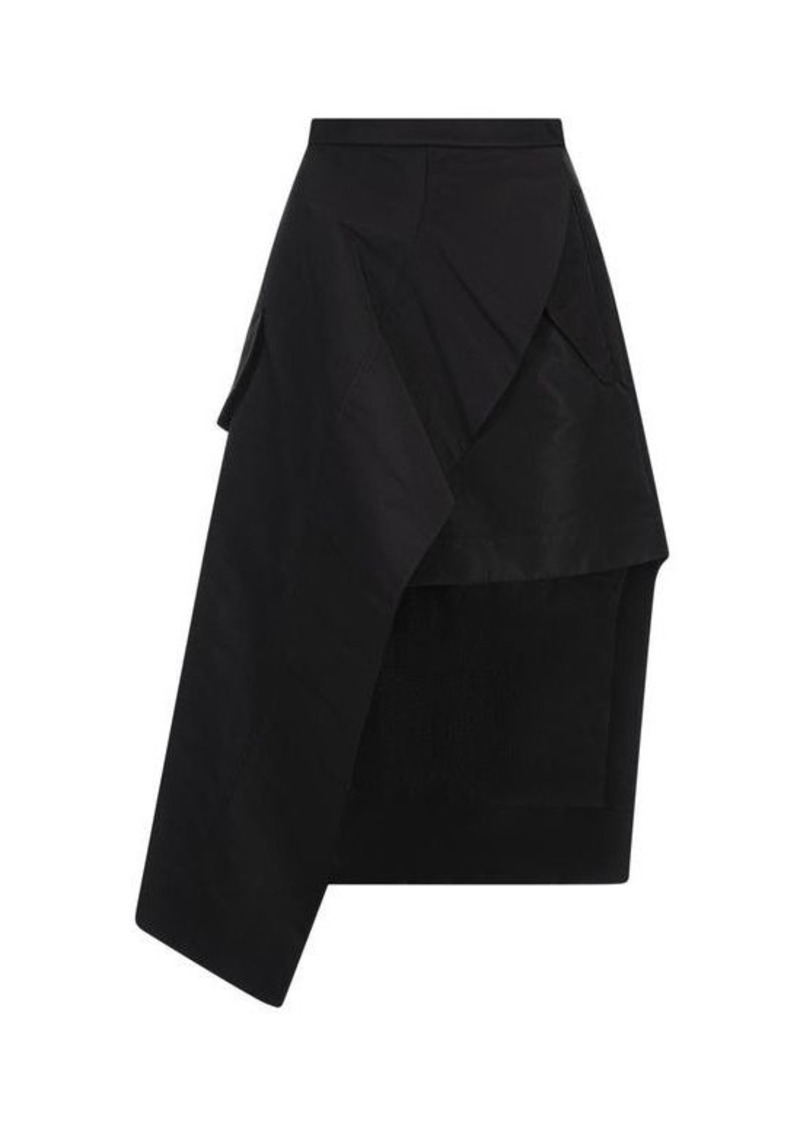ALEXANDER MCQUEEN Asymmetrical Wrap Skirt