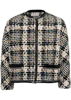 ALEXANDER MCQUEEN Checked tweed jacket