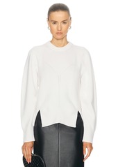 Alexander McQueen Chevron Corset Sweater