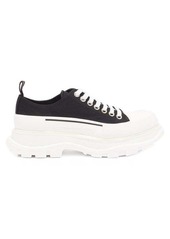 Alexander McQueen Tread Slick chunky-sole canvas trainers