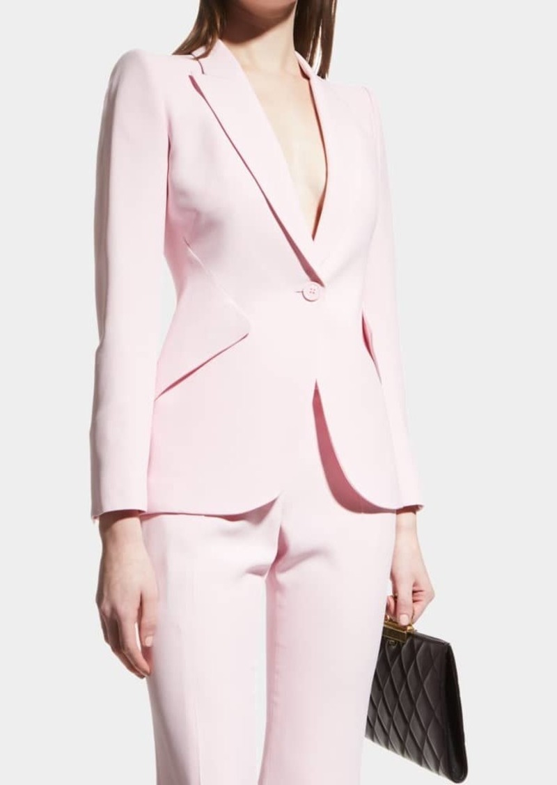 Alexander McQueen Classic Single-Breasted Suiting Blazer