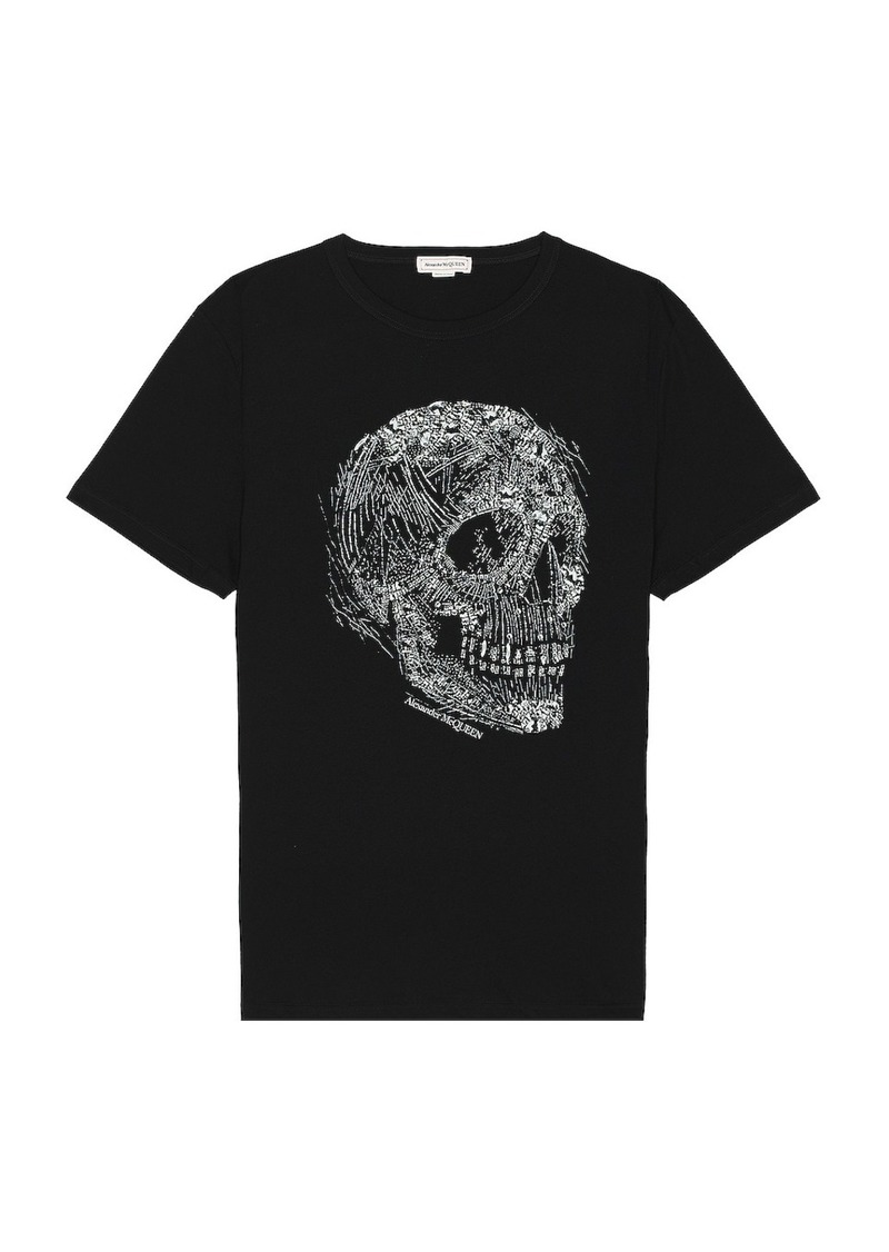 Alexander McQueen Crystal Skull Print T-shirt
