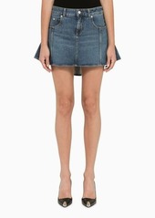 Alexander McQueen denim miniskirt