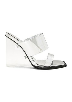 Alexander McQueen Double Strap Shard Wedge Sandal