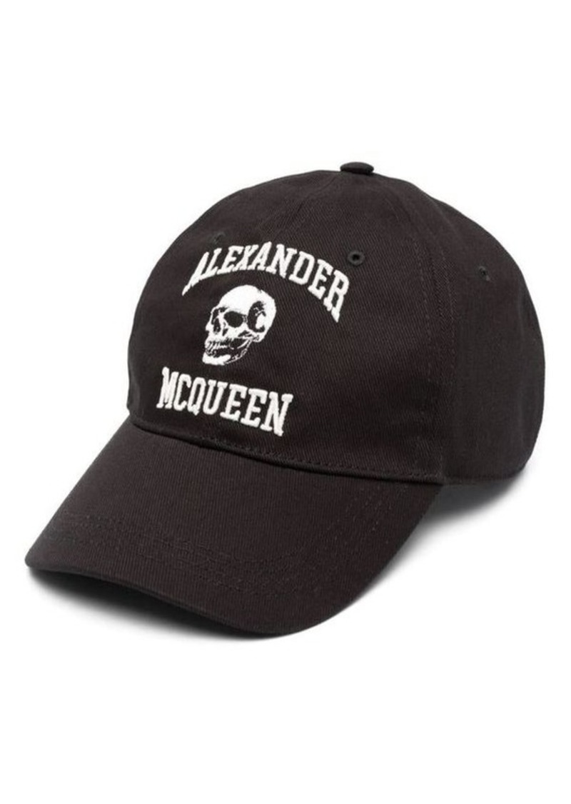 ALEXANDER MCQUEEN Embroidered baseball cap