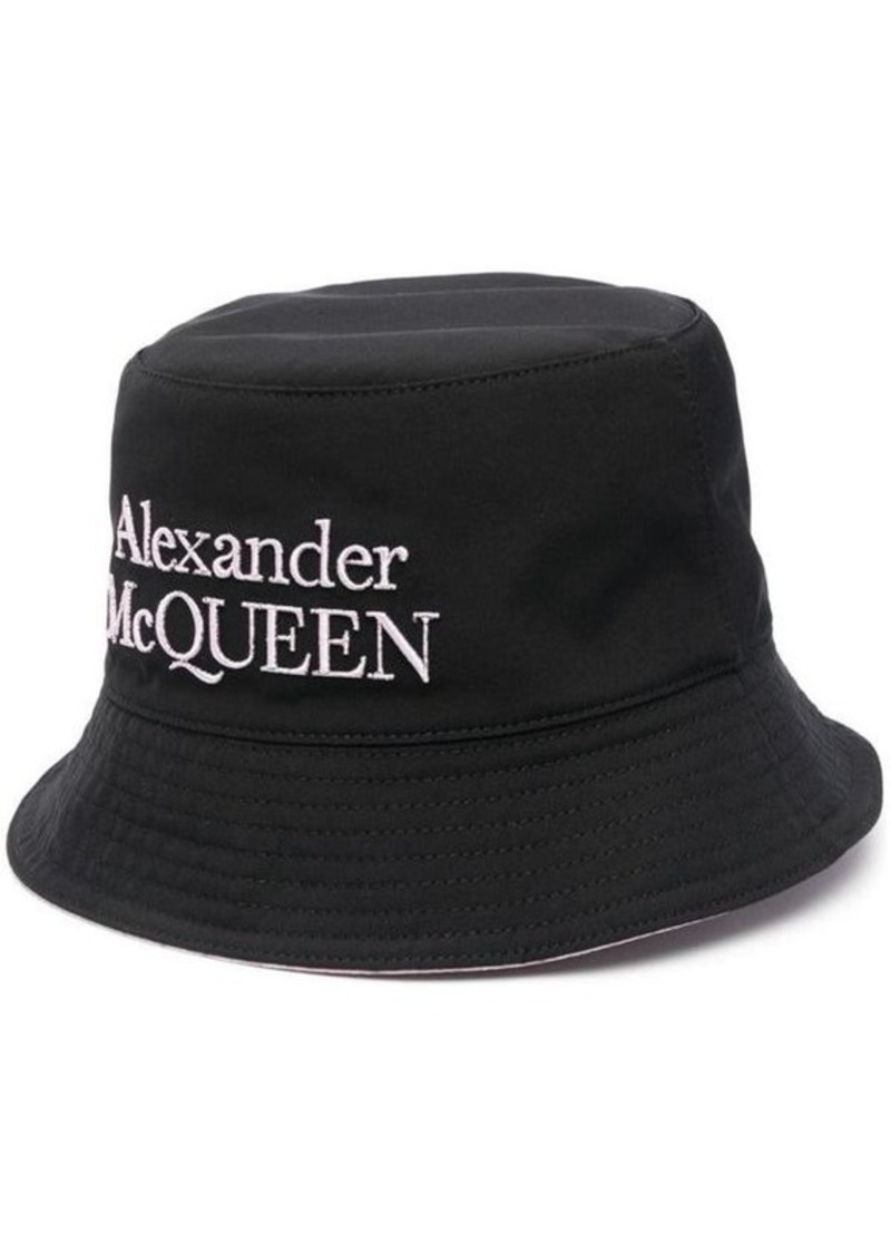 ALEXANDER MCQUEEN Embroidered-logo bucket hat
