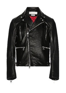 Alexander McQueen Essential Leather Biker Jacket
