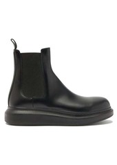 Alexander McQueen Hybrid exaggerated-sole leather Chelsea boots