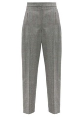 Alexander McQueen Prince of Wales-check wool-blend twill trousers