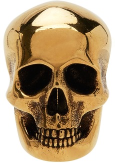 Alexander McQueen Gold Skull Earring