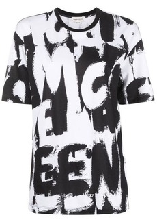 ALEXANDER MCQUEEN Graffiti allover print t-shirt