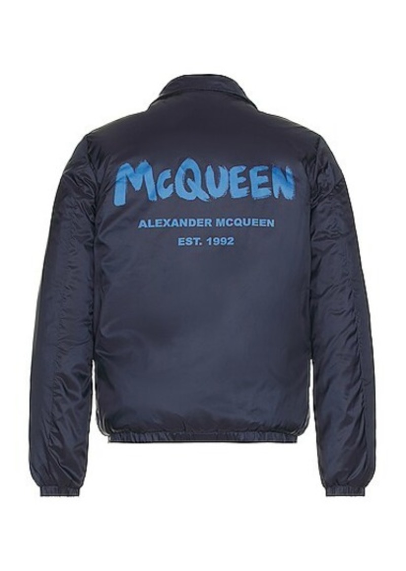 Alexander McQueen Graffiti Logo Blouson