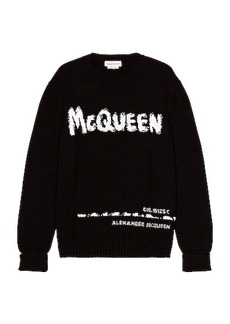 Alexander McQueen Graffiti Logo Jumper