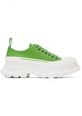 Alexander McQueen Green Tread Slick Sneakers