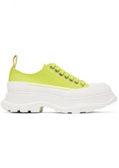 Alexander McQueen Green Tread Slick Sneakers