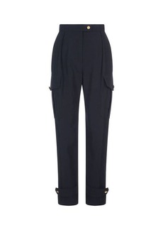 ALEXANDER MCQUEEN High Waisted Cargo Trousers In