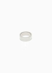 Alexander McQueen Ivory ring with logo