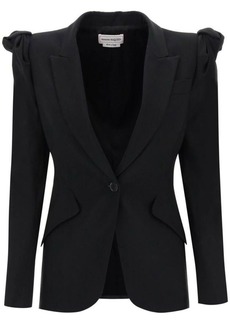 Alexander mcqueen jacket with knotted shoulders