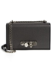 Alexander McQueen Jeweled Studded Leather Crossbody Bag