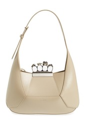 Alexander McQueen Jewelled Leather Hobo