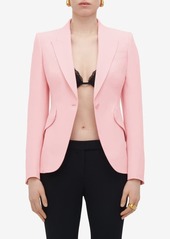 Alexander McQueen Leaf Crepe Jacket