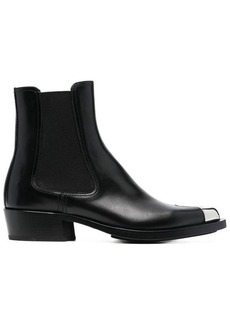 ALEXANDER MCQUEEN Leather ankle boots