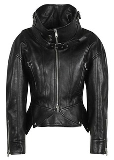 ALEXANDER MCQUEEN Leather biker jacket