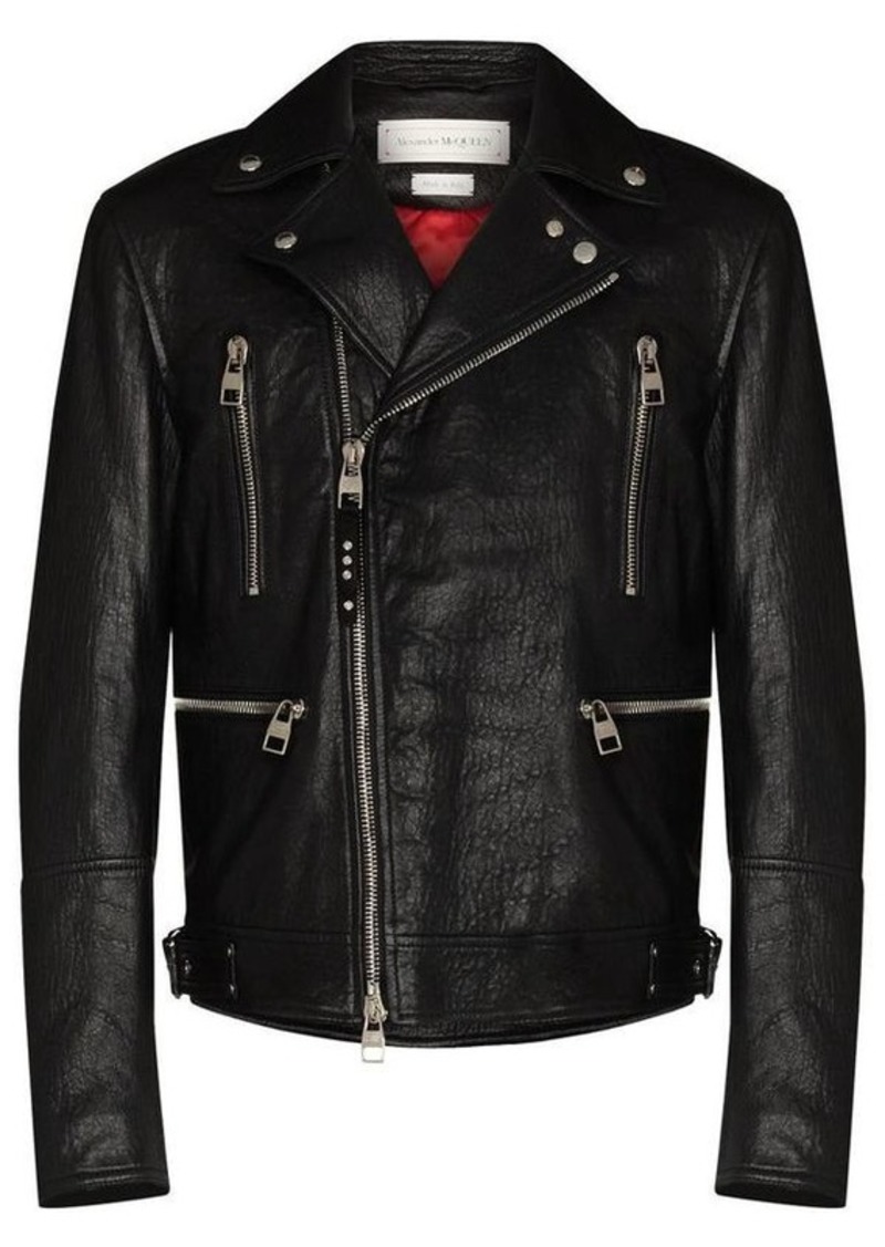 ALEXANDER MCQUEEN LEATHER JACKET CLOTHING