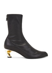 Alexander McQueen Leather Sock Boot