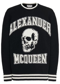ALEXANDER MCQUEEN Logo organic cotton sweatshirt